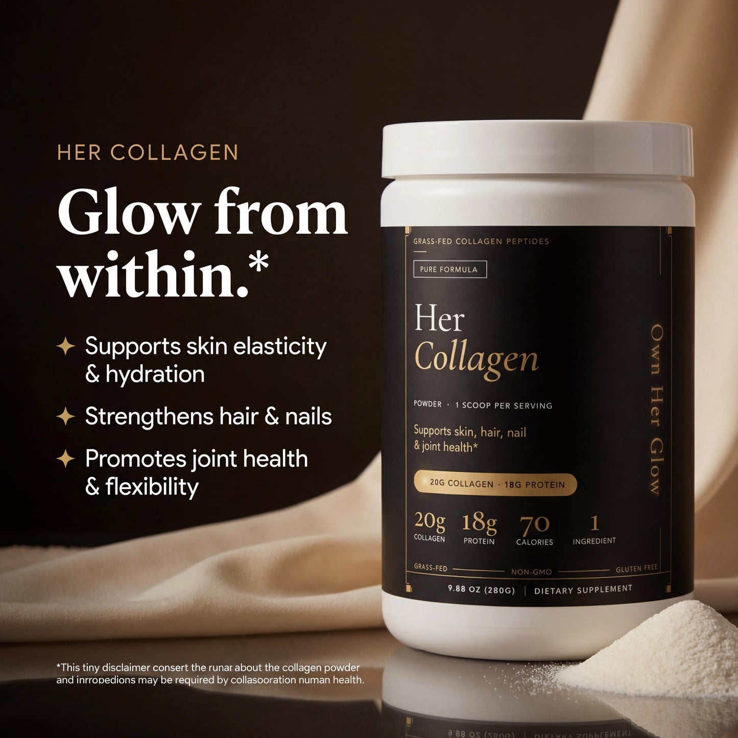 Her Collagen | Grass-Fed Peptide Powder